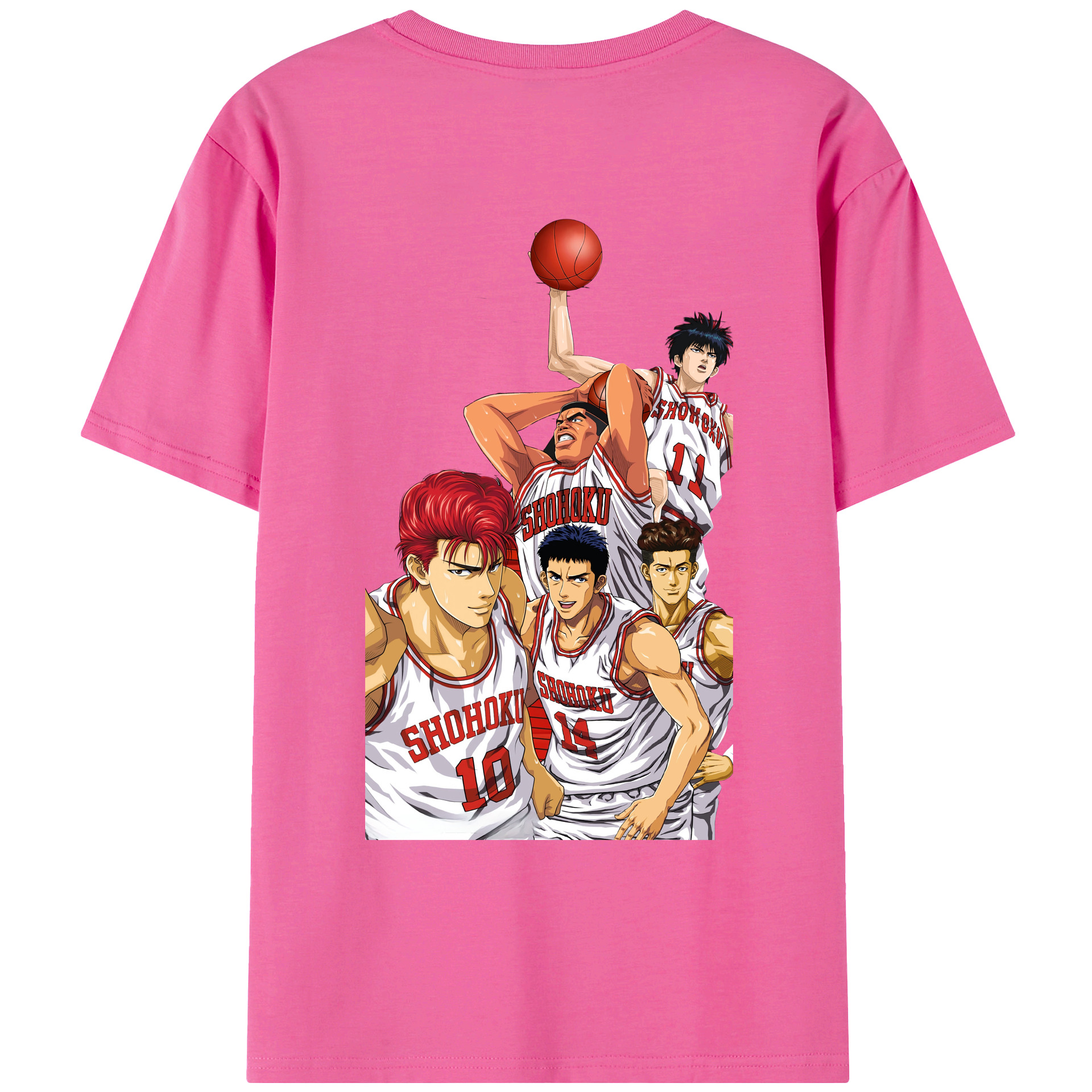 SLAM DUNK／スラムダンク レディース半袖Tシャツ(バックプリント)